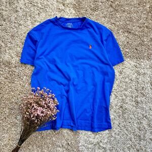 Polo Ralph Lauren Classic Fit Blue Tee T Shirt Blank Women’s Size M
